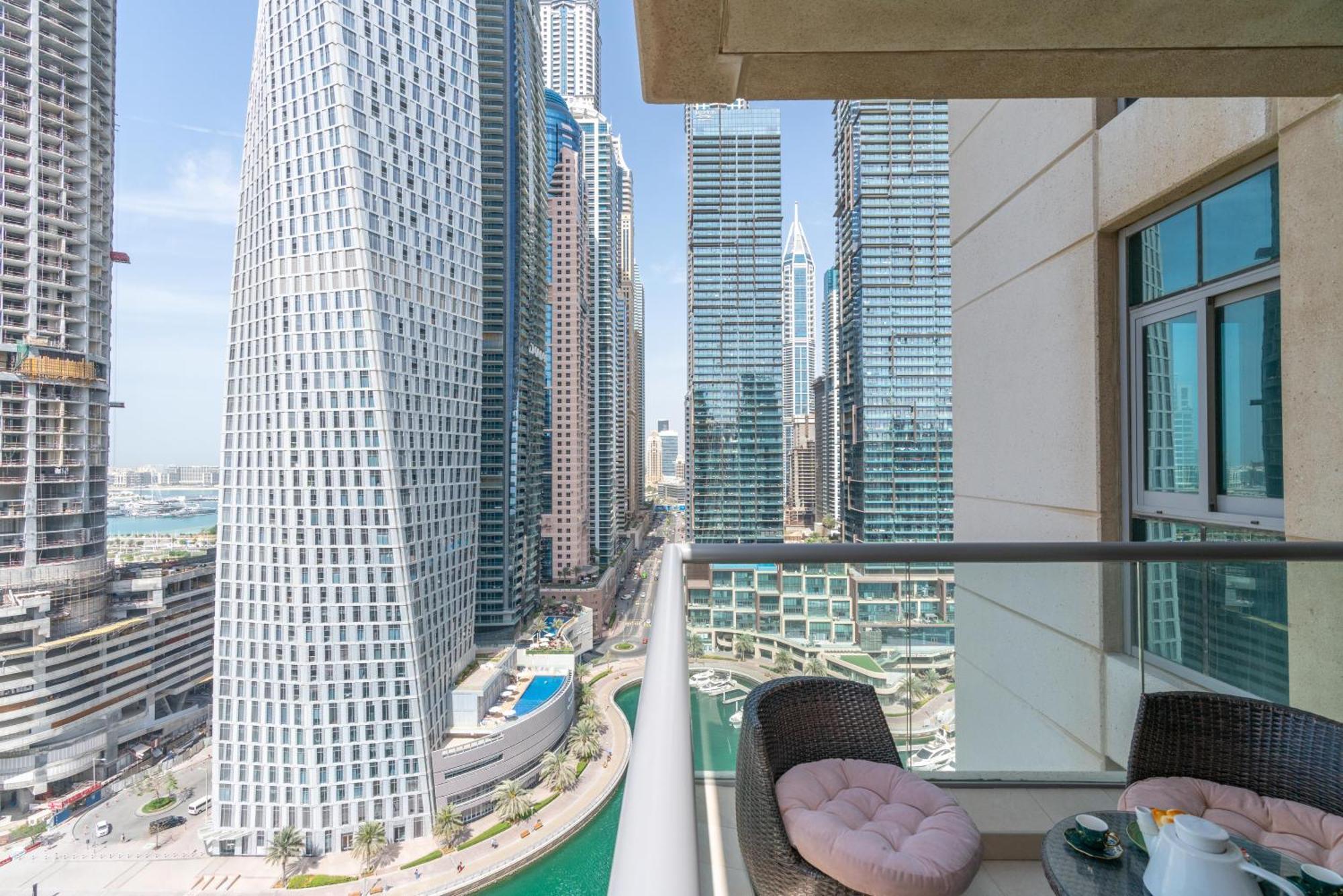 Apartamento Vacay Lettings -2 Bed Iris Blue Dubai Marina Exterior foto