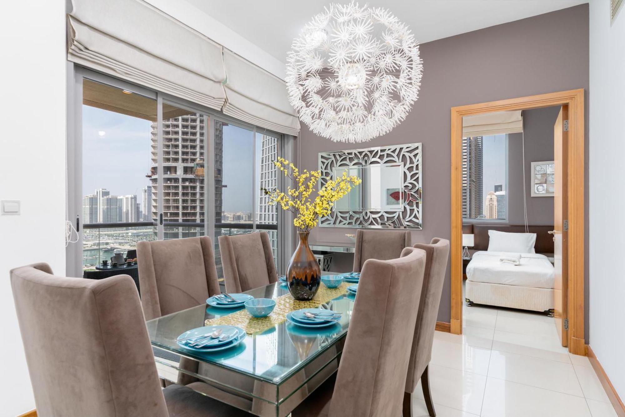 Apartamento Vacay Lettings -2 Bed Iris Blue Dubai Marina Exterior foto